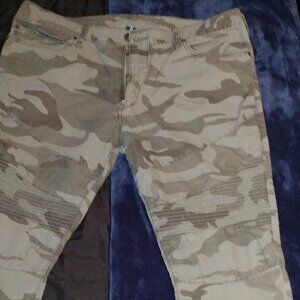 True Religion Moto Camo Pants
